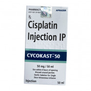 Купить Цисплатин Cycokast конц. для р-ра для инфузий 1мг/мл фл. 50мл (50мг) в Махачкале